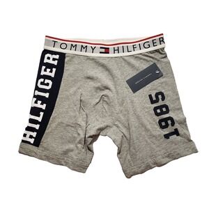Tommy Hilfiger Single Boxer Tagless Cotton Gray Size Small